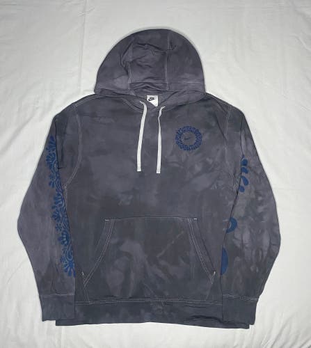 Nike Men Hoodie Large Graphic Fleece Squiggles & Wiggles Collab Pullover