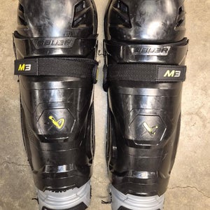 Intermediate Bauer Supreme M3 14" Shin Pads (Used)
