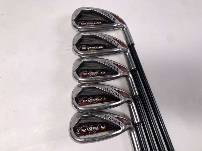 Callaway Diablo Edge Iron Set 6-PW 75g Regular Graphite Mens RH