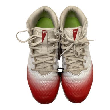 Under Armour Adult FB Cleats White Senior 8 11443-S000202630