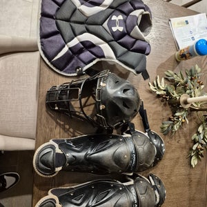 Black Under Armour Catcher's Set (Used)