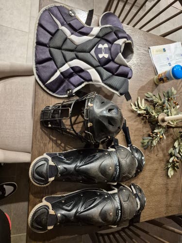 Black Under Armour Catcher's Set (Used)