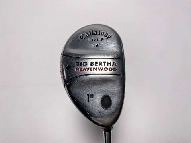 Callaway Big Bertha Heavenwood 1 Hybrid 14* Big Bertha Uniflex Steel Mens RH