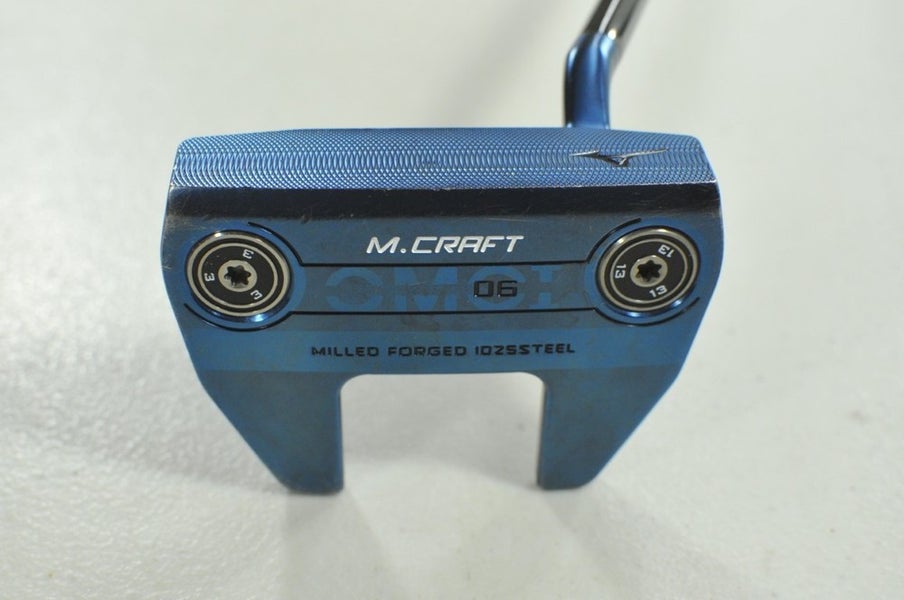 Mizuno M.Craft OMOI Type 6 Blue Ion 35" Putter Right Steel # 210623