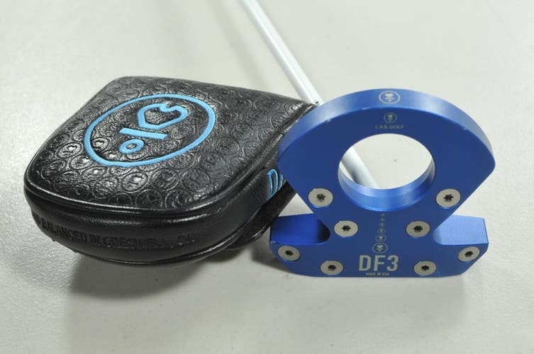 LAB Golf DF3 Blue 35" 70* Putter RH Accra Graphite with Head Cover  #210907