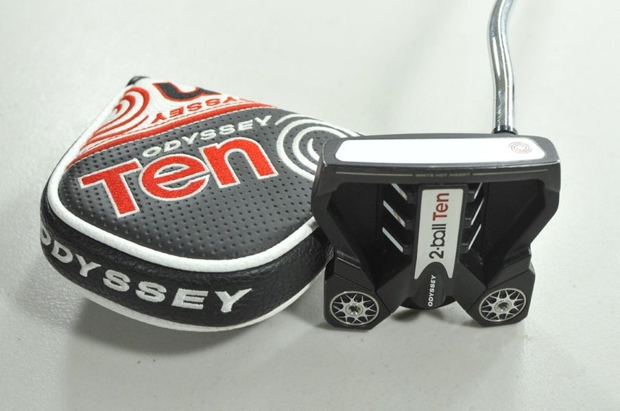 Odyssey Ten 2-Ball Red 35" Putter Right Stroke Lab Steel # 210881