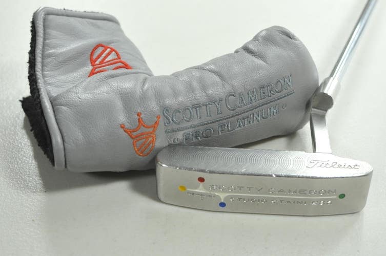Titleist 2002 Scotty Cameron Studio Stainless Newport 2 35" Putter RH  # 210852
