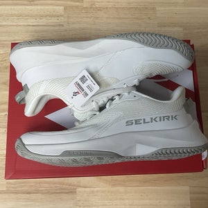 Selkirk Mens Court Strike Pro White/LTGRAY Pickleball Shoes Size 12