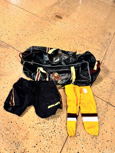 Arizona State University CCM Goalie Bag + FREE Goalie Shell & Socks (Used)