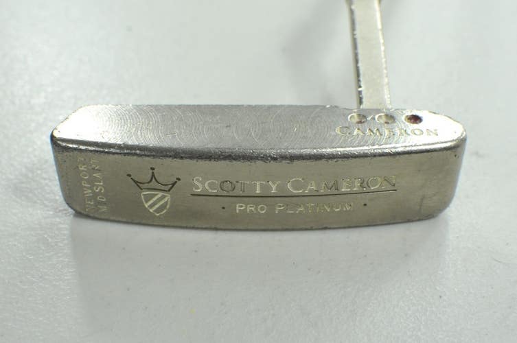 Titleist 1999 Scotty Cameron Pro Platinum Newport Mid Slant 35" Putter  # 210538