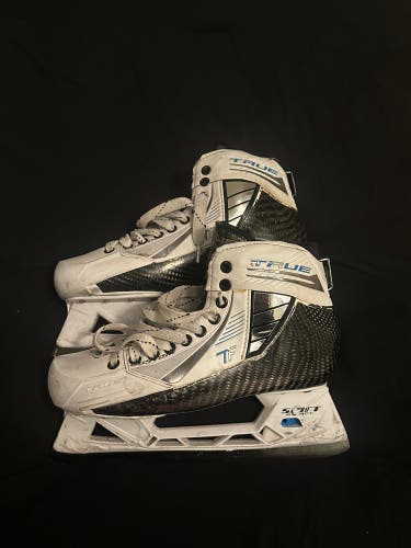 True TF Custom Pro Hockey Goalie Skates Regular Width 9.5 (Used)