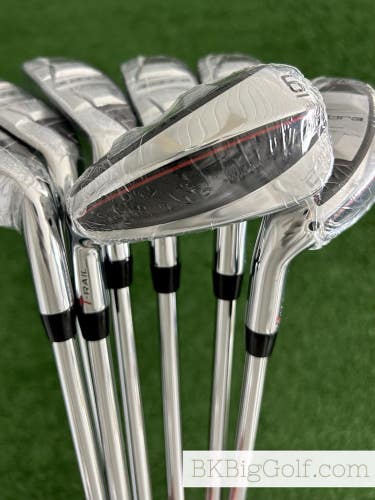 NEW LH Cobra King T-Rail 23 Hybrid Iron Set 4-P / True Temper Regular