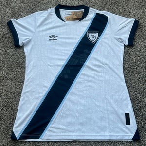 Umbro Men's Guatemala Home Soccer Jersey 2025 White Mens Size XL