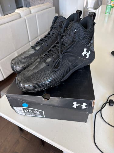Men's Size M 12.5 (W 13.5) Under Armour Hammer High Top (New)