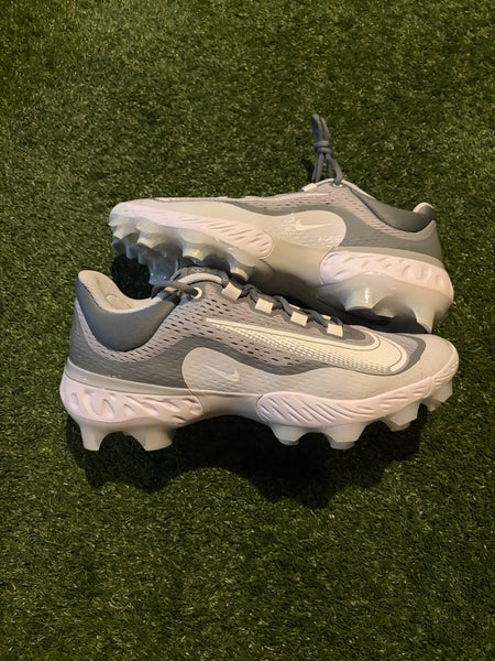 Gray Men's Size 13.0 Adult Nike Nike alpha huarache elite 4 Molded Cleats (New)