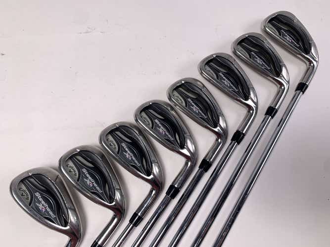Callaway Steelhead XR Iron Set 4-PW+AW True Temper XP R300 95g Regular Steel RH