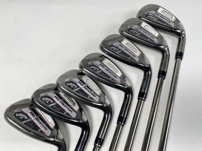 Callaway Big Bertha OS Iron Set 6-PW+GW+SW Recoil ES 460 F3 Regular RH