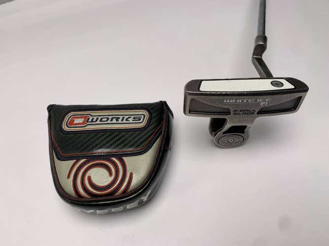 Odyssey White Ice 2-Ball Blade Putter 34" Mens RH HC