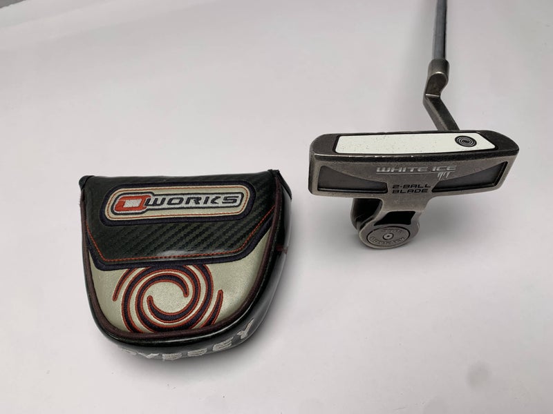 Odyssey White Ice 2-Ball Blade Putter 34" Mens RH HC