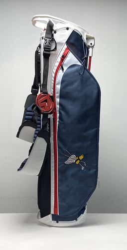 Callaway Par 3 Stand Bag Blue/White/Red 3-Way Divide Dual Strap Golf Bag