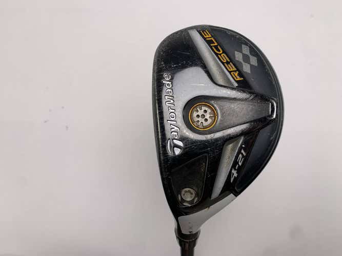 TaylorMade Rescue 11 4 Hybrid 21* Aldila RIP TP 85g Stiff Graphite Mens LH