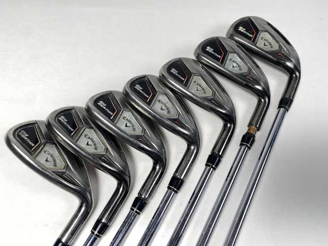 Callaway Big Bertha 2015 Iron Set 6-PW+AW+SW SpeedStep Stiff Steel Mens RH
