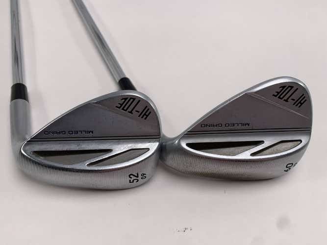 TaylorMade Milled Grind HI-TOE 3 Chrome Wedge Set 52* 9 | 60* 10 S400 Stiff RH