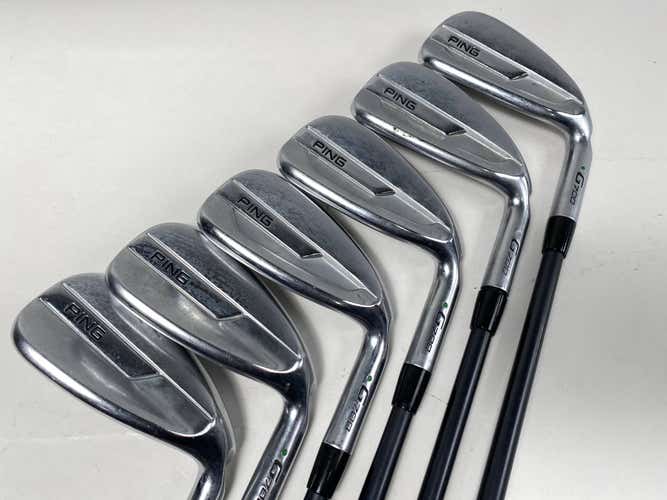 Ping G700 Iron Set 6-PW+UW Green Dot Alta CB AWT Regular Graphite Mens RH 2* Up