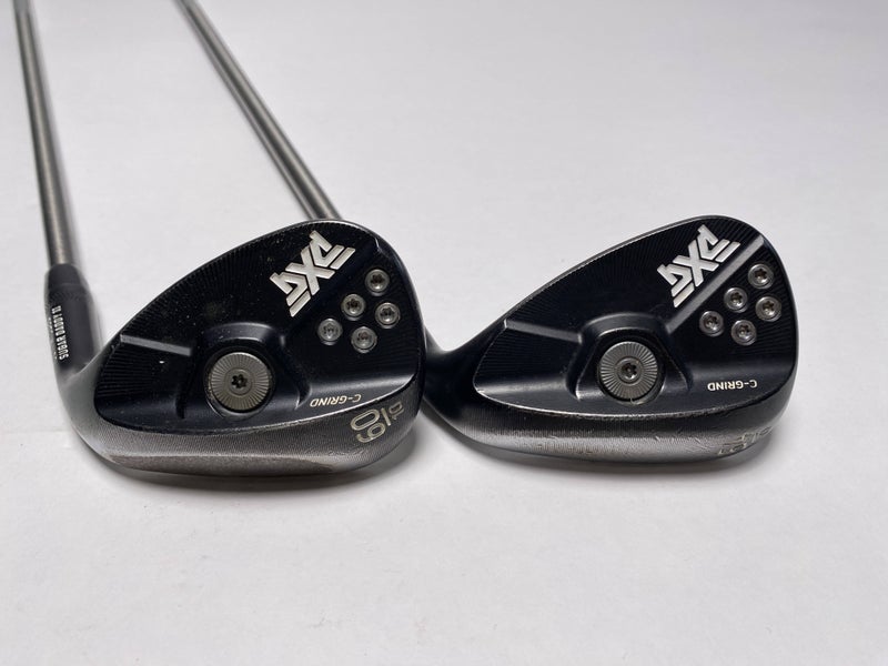 PXG 0311 Milled Sugar Daddy II Black Wedge Set 54* 10 60* 10 SteelFiber Regular