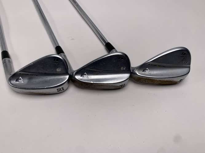 TaylorMade Milled Grind 3 Raw Chrome Wedge Set 50*9 | 56*12 |60*10 S200 Stiff RH