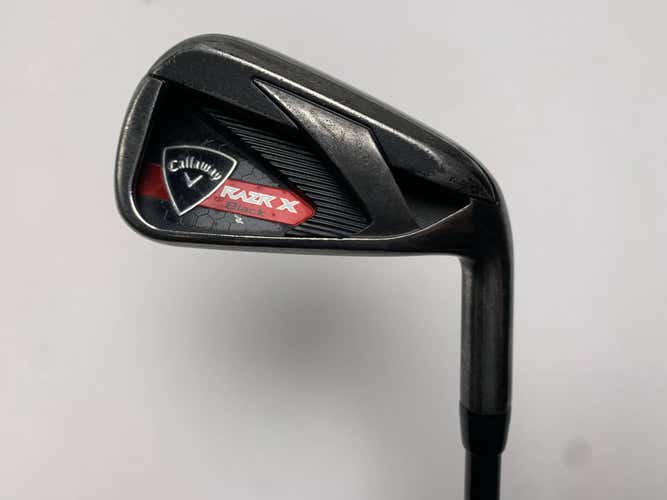 Callaway Razr X Black Single 7 Iron 75g Regular Graphite Mens RH