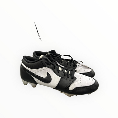 Used Nike JORDAN 1 LOW Adult FB Cleats Black Senior 10 11375-S000374168