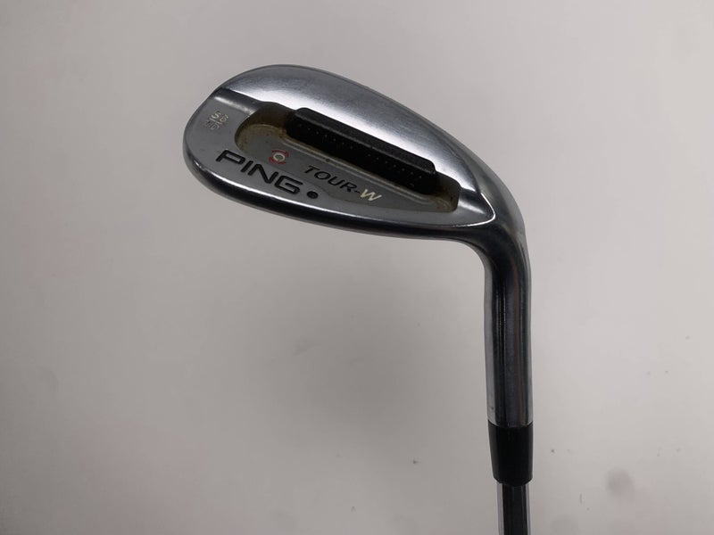 Ping Tour-W Brushed Silver Sand Wedge SW 56* 10 Bounce Black Dot AWT Stiff RH
