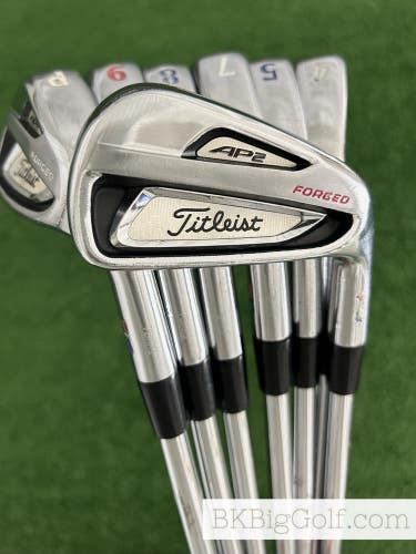 Titleist AP2 714 Forged Custom USA Iron Set 4-P / KBS Tour 120 Stiff