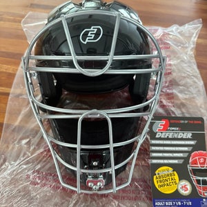 Force3 Pro Catchers Helmet Black (New)
