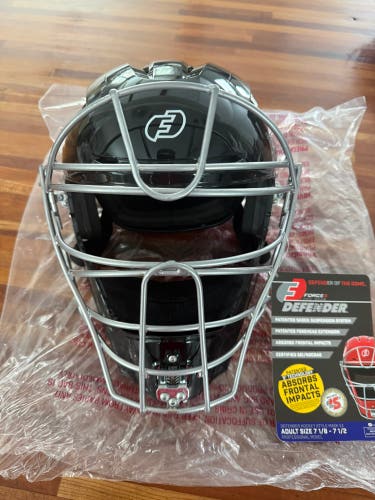 Force3 Pro Catchers Helmet Black (New)