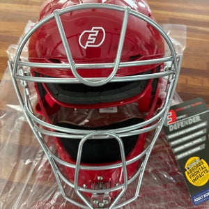 Force3 Pro Catcher's Helmet Red (New)