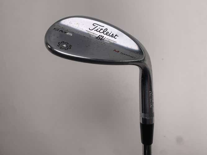Titleist Vokey SM6 Tour Chrome Sand Wedge SW 56* 8 Bounce M-Grind Wedge RH