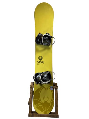 163cm 5150 Typhoon Snowboard W/ K2 Plasma 8 Bindings