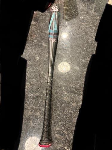 2025 Louisville Slugger Atlas Alloy BBCOR Bat (-3) 29.5 oz 32.5" (Used) With Brand New Lizard Skin
