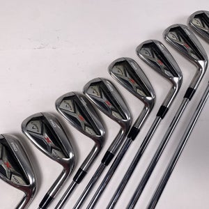Callaway X Hot Pro 2013 Iron Set 4-PW+AW Rifle Project X 6.0 95g Stiff Steel RH
