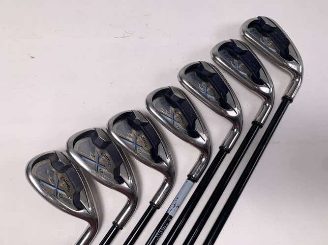 Callaway X-20 Iron Set 5-PW+SW 45g Ladies Graphite Womens RH