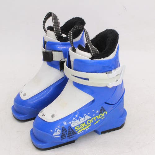 Salomon T1 Kids Ski Boots - Size 10 / Mondo 16 Used
