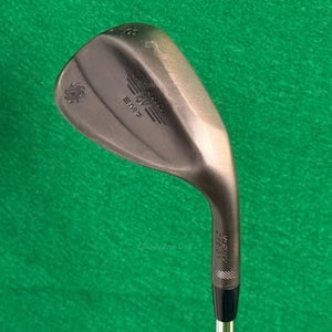 Titleist Vokey SM7 Jet Black 58-4L 58 Lob Wedge Vokey Design Steel Wedge Flex