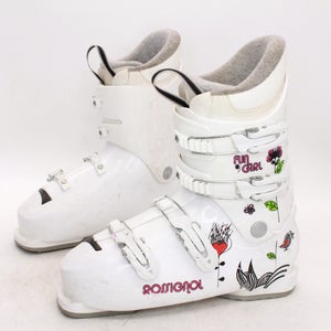 Rossignol Fun Girl Juniors Ski Boots - Size 8.5 / Mondo 26.5 Used
