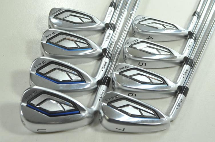LEFT HANDED Ping G440 4-W,UW Iron Set Stiff Flex DG MID S300 115g Steel # 210798
