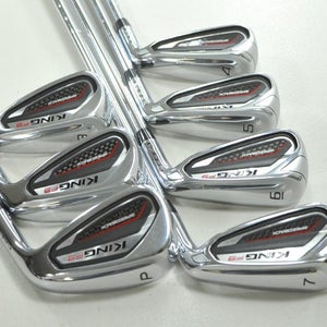 Cobra King F9 Speedback 4-PW Iron Set Regular Flex RH KBS Tour 90 Steel # 210783