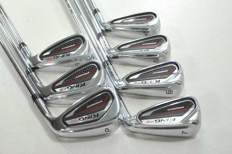 Cobra King F9 Speedback 4-PW Iron Set Regular Flex RH KBS Tour 90 Steel # 210783