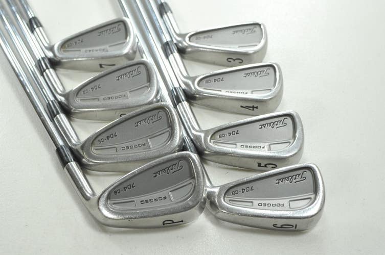 Titleist 704 CB 3-PW Iron Set Regular Flex Right NS Pro 970 Steel  # 210825