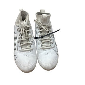 Used Nike Adult FB Cleats White Senior 9.5 11846-S000100096